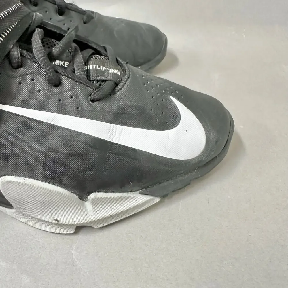 Nike Savaleos Weightlifting Training Workout Shoes Black   White Mens 7 Euro‎ 40